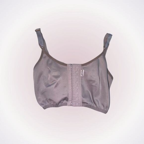 Hook Front Neutral Tan Surgical Bra | Sz S (No Size Tag) - Picture 1 of 4